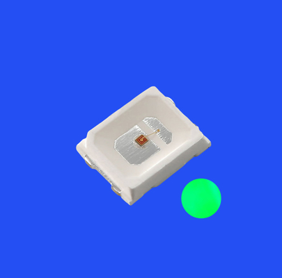 SMD2835 2.8x3.5mm Warna Hijau 520- 525nm 8-12LM 120deg Lensa Transparan PCT Bracket Diode Light