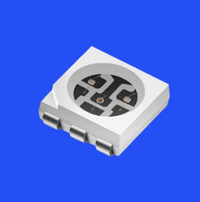 SMD5050 RGB LED Diode 5.0x5.0mm PCT Bracket 120deg 6pin Lensa Jelas Chip LED 0.6W