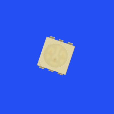5050 RGB LED Diode 5.0x5.0mm Super Cerah 120 Degree 6 Pin Diffused Lens 0.3W SMD Chip