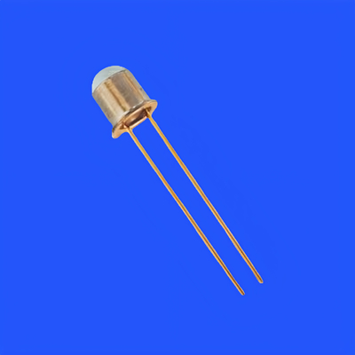 370nm TO46 UV LED Lampu Metal Encapsulated Dip UVA Diode Untuk Detektor Optik