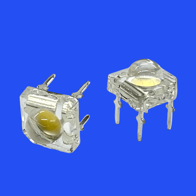 F5 Lensa Konveksi Piranha Lampu LED 60deg Alam Putih Warna Terintegrasi Zener 5mm LED Untuk Kereta Api