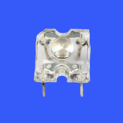 F5 0.5W Yellow Color Super Flux Piranha LED Integrated Zener Clear Lens 80deg 5mm LED Untuk Lampu Peringatan dan Panah