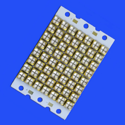 75*50mm 7550 385nm 395nm 405nm 480W - 600W 120deg LED Array COB Modul UV Untuk Pengeboran Elektronik